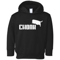 Chonk Cat Meme Funny Toddler Hoodie
