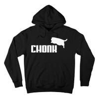 Chonk Cat Meme Funny Tall Hoodie