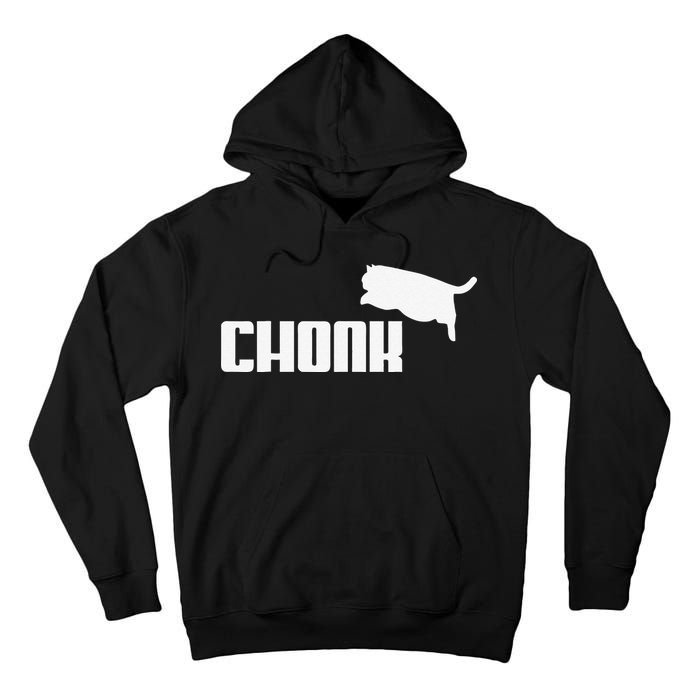 Chonk Cat Meme Funny Tall Hoodie