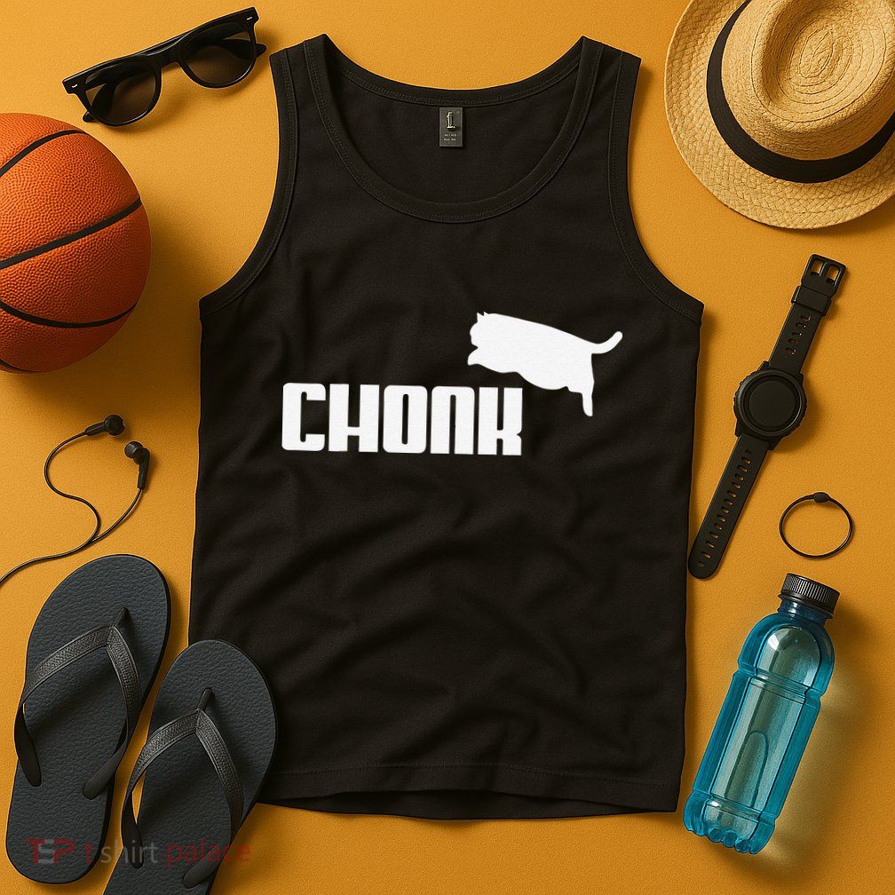 Chonk Cat Meme Funny Tank Top