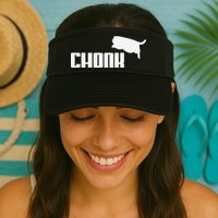 Chonk Cat Meme Funny Visor