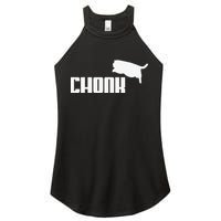 Chonk Cat Meme Funny Women's Perfect Tri Rocker Tank