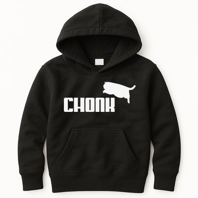 Chonk Cat Meme Funny Kids Hoodie