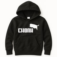 Chonk Cat Meme Funny Kids Hoodie