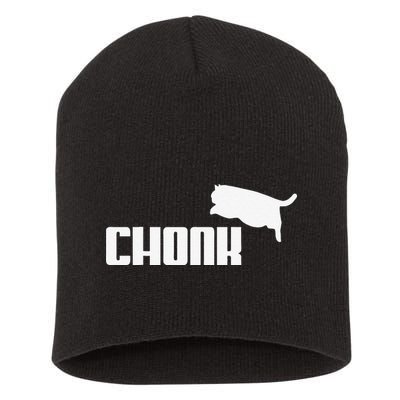 Chonk Cat Meme Funny Short Acrylic Beanie