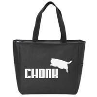 Chonk Cat Meme Funny Zip Tote Bag