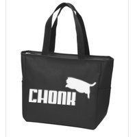 Chonk Cat Meme Funny Zip Tote Bag