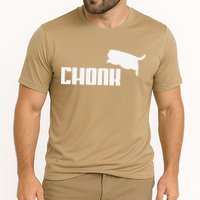 Chonk Cat Meme Funny Performance Shirt