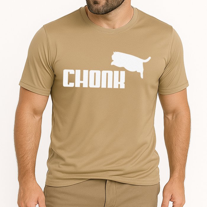 Chonk Cat Meme Funny Performance Shirt