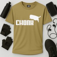 Chonk Cat Meme Funny Performance Shirt