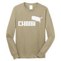 Chonk Cat Meme Funny Long Sleeve Shirt