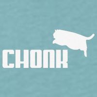Chonk Cat Meme Funny Sueded Cloud Jersey T-Shirt