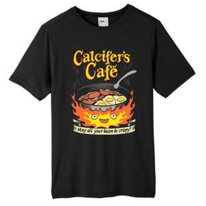 Calcifer's Cafe May All Your Bacon & Eggs Be Crispy Cooking Tall Fusion ChromaSoft Performance T-Shirt