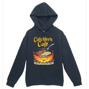 Calcifer's Cafe May All Your Bacon & Eggs Be Crispy Cooking Urban Pullover Hoodie