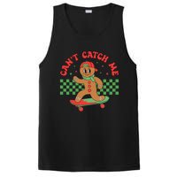 CanT Catch Me Retro Christmas Gingerbread Boy Xmas PosiCharge Competitor Tank