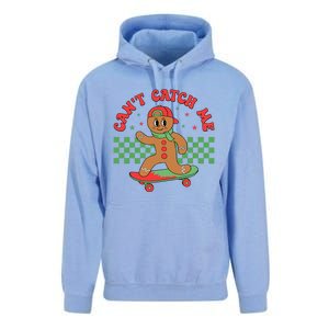 CanT Catch Me Retro Christmas Gingerbread Boy Xmas Unisex Surf Hoodie