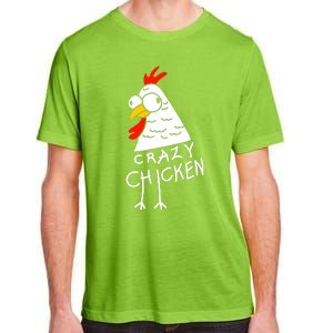 Crazy Chicken Meme Adult ChromaSoft Performance T-Shirt