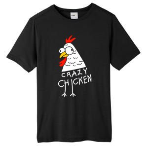 Crazy Chicken Meme Tall Fusion ChromaSoft Performance T-Shirt