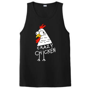 Crazy Chicken Meme PosiCharge Competitor Tank