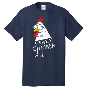 Crazy Chicken Meme Tall T-Shirt