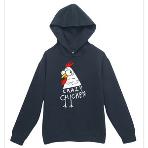 Crazy Chicken Meme Urban Pullover Hoodie