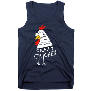 Crazy Chicken Meme Tank Top