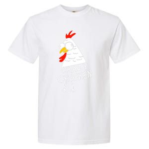 Crazy Chicken Meme Garment-Dyed Heavyweight T-Shirt