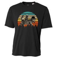 Cowboy Cat Meowdy Funny Cute Vintage Cat Cooling Performance Crew T-Shirt