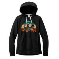 Cowboy Cat Meowdy Funny Cute Vintage Cat Women's Fleece Hoodie