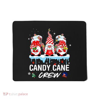 Candy Cane Merry And Bright Red And White Candy Christmas Mousepad
