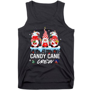 Candy Cane Merry And Bright Red And White Candy Christmas Tank Top