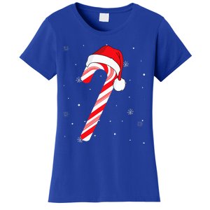 Candy cane merry and bright red and white candy  Women's T-Shirt