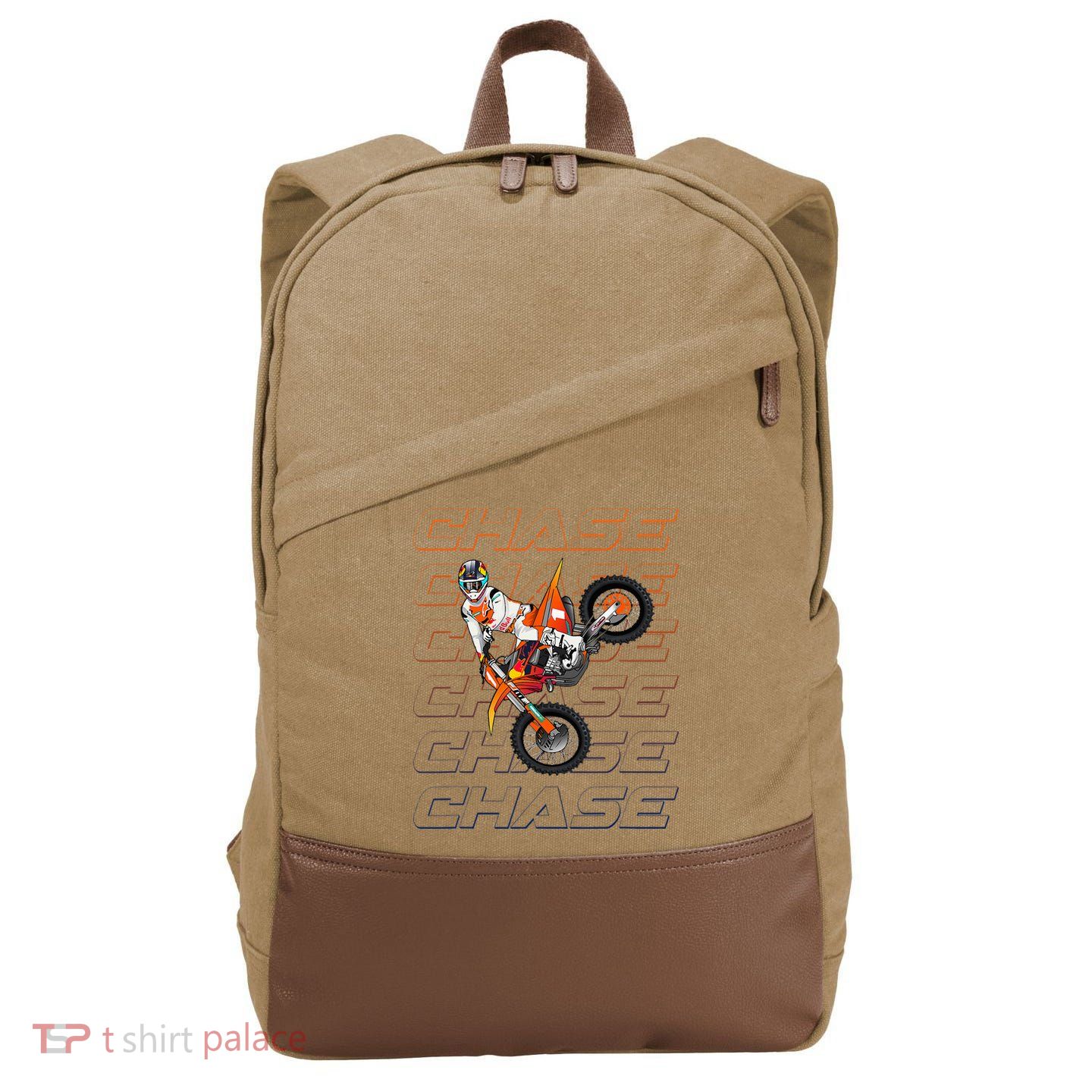Cs1 Chase Motocross Supercross Sexton 2024 Cotton Canvas Backpack