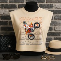 Cs1 Chase Motocross Supercross Sexton 2024 Garment-Dyed Women's Muscle Tee