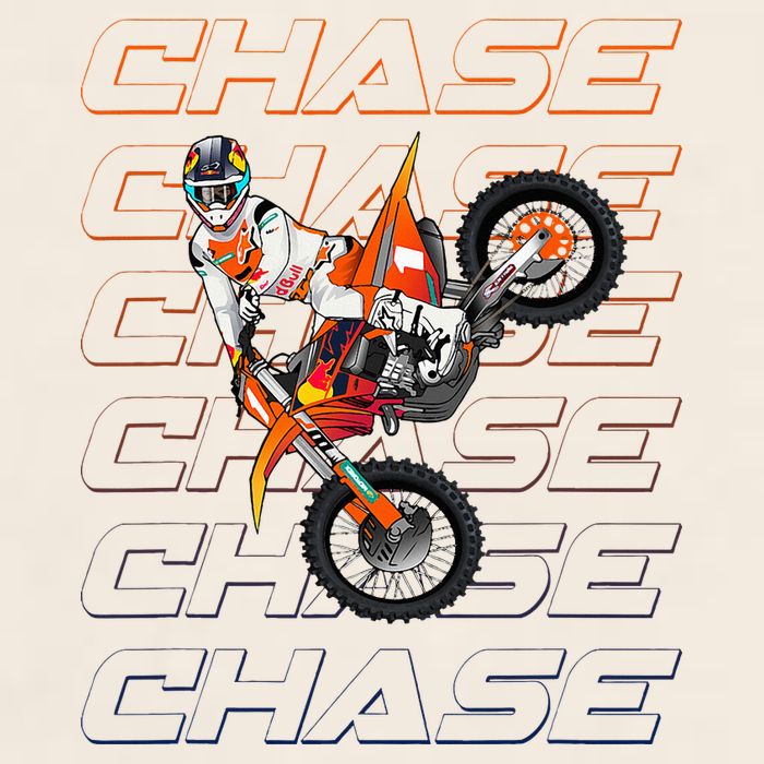 Cs1 Chase Motocross Supercross Sexton 2024 Garment-Dyed Women's Muscle Tee