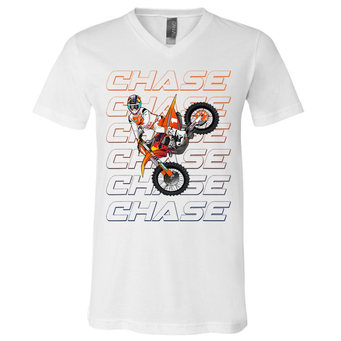 Cs1 Chase Motocross Supercross Sexton 2024 V-Neck T-Shirt