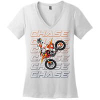 Cs1 Chase Motocross Supercross Sexton 2024 Women's V-Neck T-Shirt