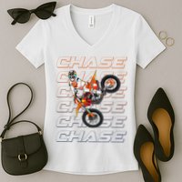 Cs1 Chase Motocross Supercross Sexton 2024 Women's V-Neck T-Shirt