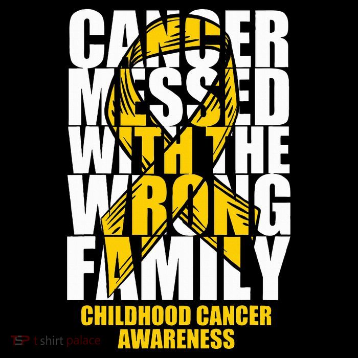 Childhood Cancer Messed With The Wrong Family Ribbon Gift 16 in Basic Backpack