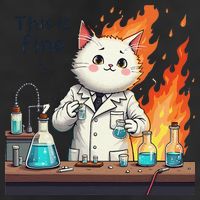 Chemistry Cat Meme This Is Fine Medical Lab Tech Lab Science Cool Comfort Performance Bucket Hat
