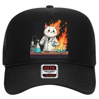 Chemistry Cat Meme This Is Fine Medical Lab Tech Lab Science Hat