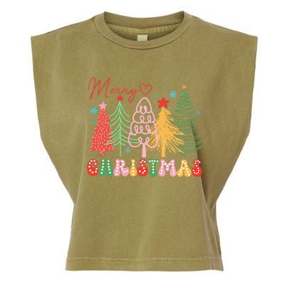 Christmas Christmas Merry And Bright Garment-Dyed Women's Muscle Tee