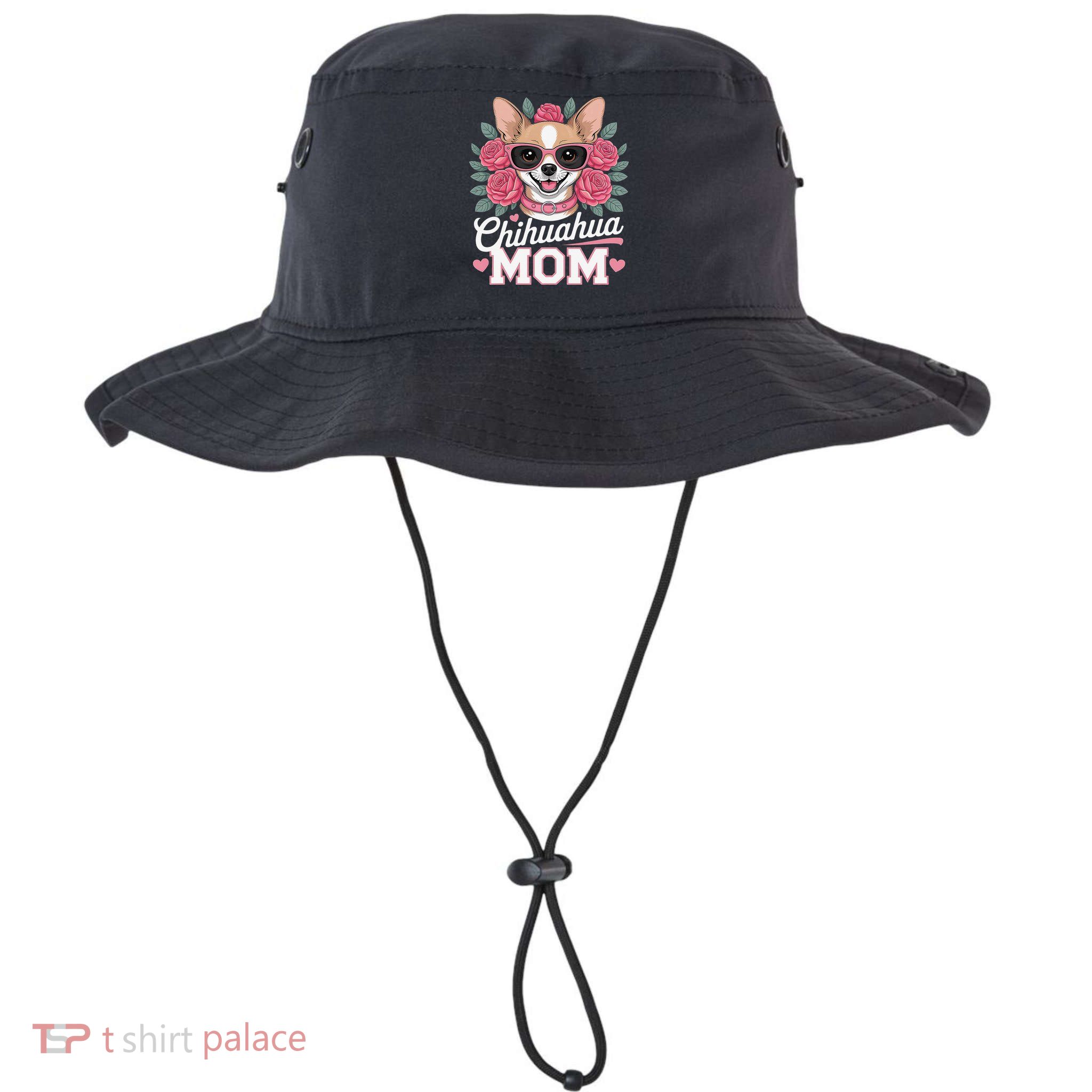 Cute Chihuahua Mom Sunglasses Flower For Chihuahua Owner Bucket Hat