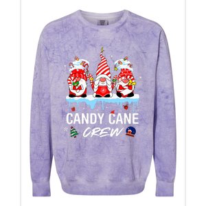 Candy Cane Merry And Bright Red And White Candy Christmas Colorblast Crewneck Sweatshirt