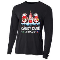 Candy Cane Merry And Bright Red And White Candy Christmas Cooling Performance Long Sleeve Crew