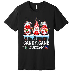 Candy Cane Merry And Bright Red And White Candy Christmas Premium T-Shirt