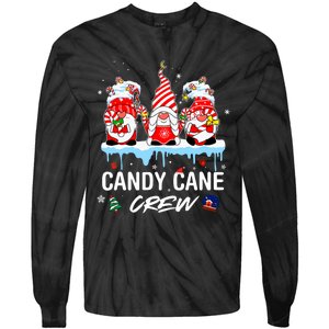 Candy Cane Merry And Bright Red And White Candy Christmas Tie-Dye Long Sleeve Shirt