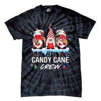 Candy Cane Merry And Bright Red And White Candy Christmas Tie-Dye T-Shirt