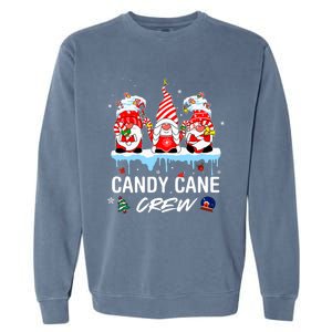 Candy Cane Merry And Bright Red And White Candy Christmas Garment-Dyed Sweatshirt