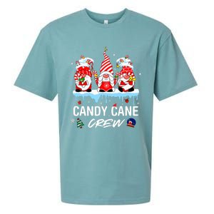 Candy Cane Merry And Bright Red And White Candy Christmas Sueded Cloud Jersey T-Shirt